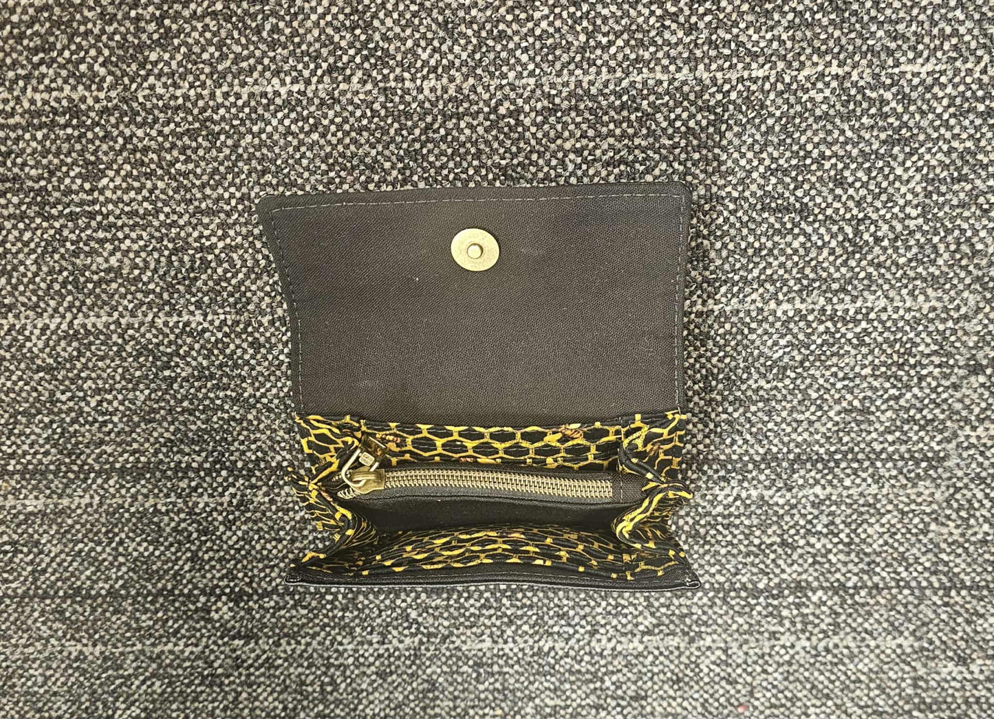 Blue Small Accordian Wallet