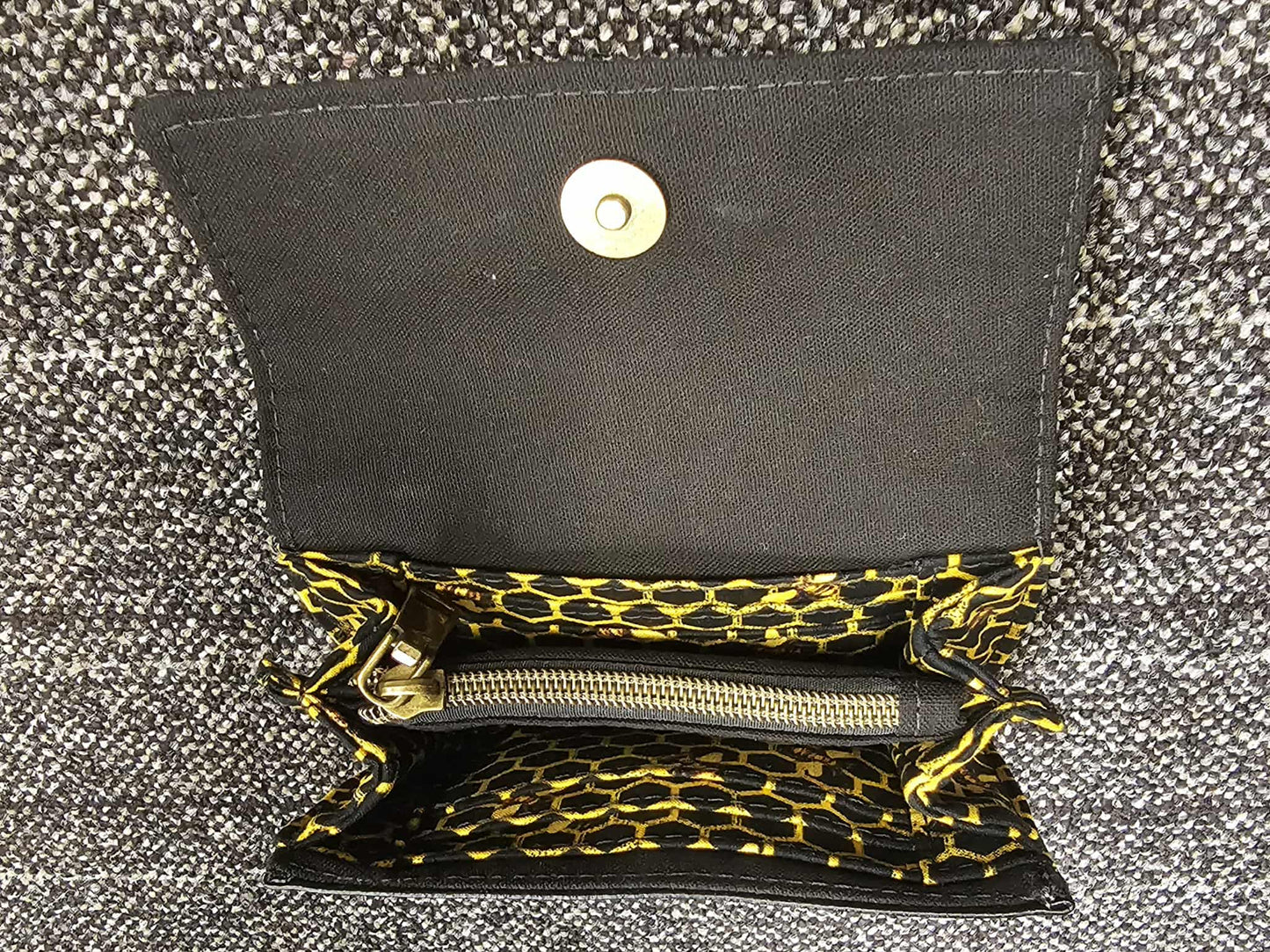 Blue Small Accordian Wallet
