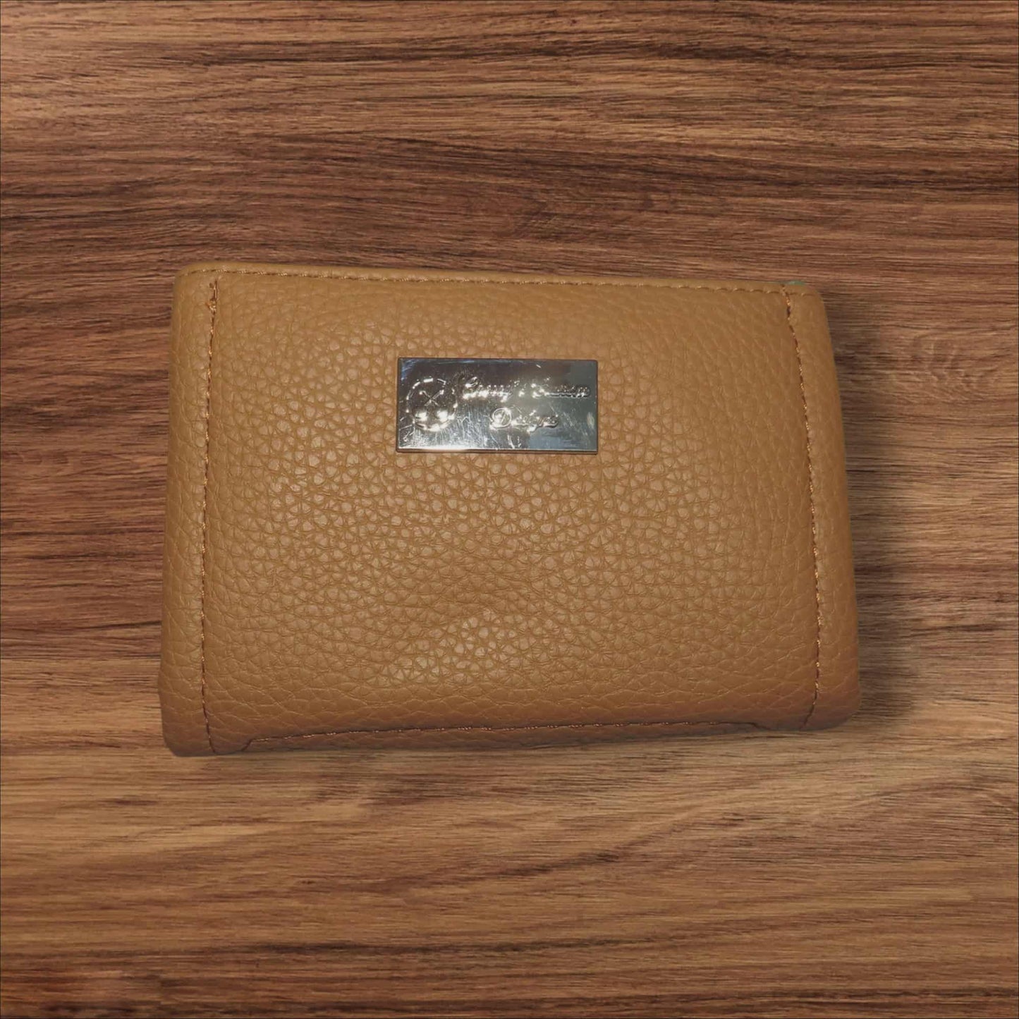 Tan and Cream Small Wallet